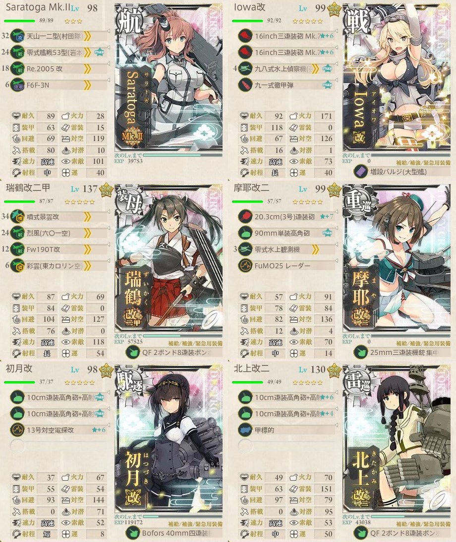 艦これ 夜間作戦空母 前線に出撃せよ 攻略 サラトガ改二任務 前だけ見てろ