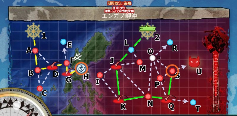 2018冬イベ E3 小沢機動部隊 全力出撃! エンガノ岬沖 ギミックマップ